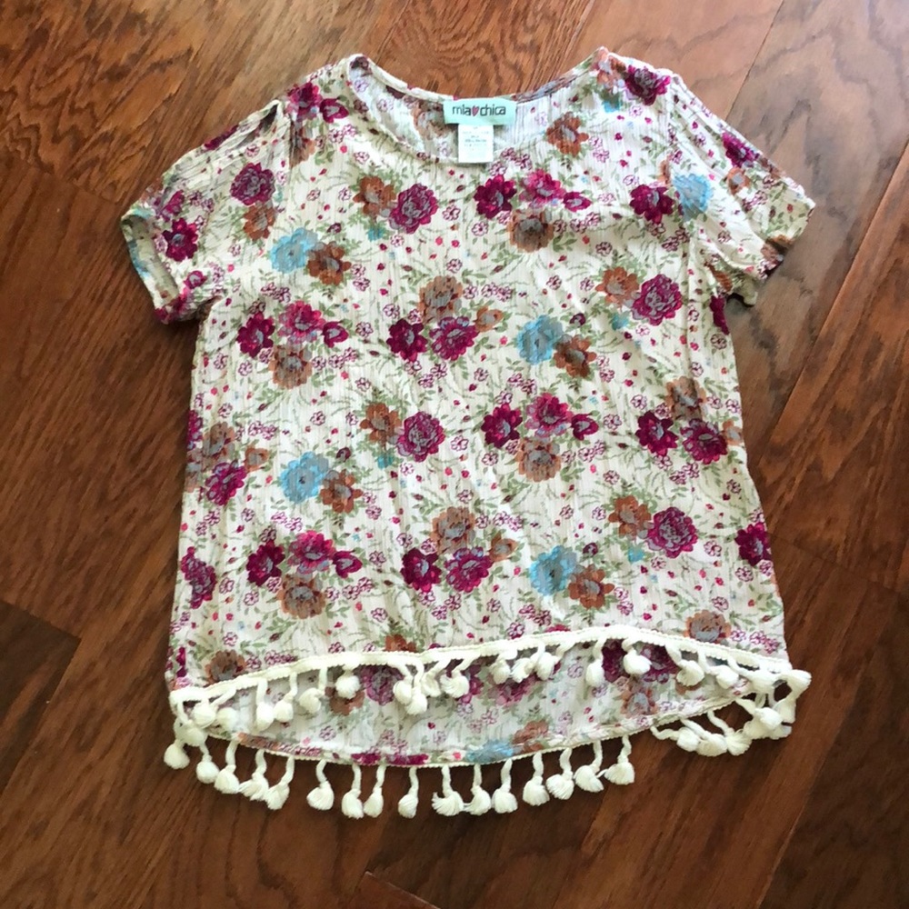 Boho Floral Swim Coverup